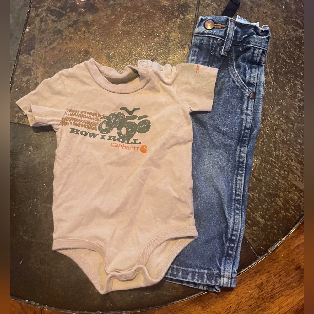 BABY wrangler and Carhart outfit